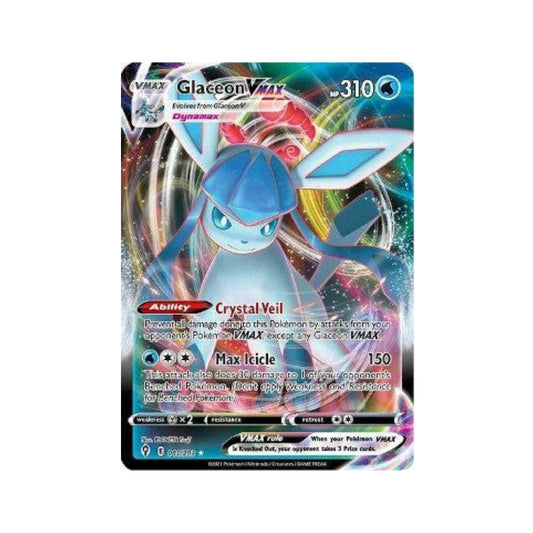 Glaceon-VMAX 41/203 in Portuguese Evolving Skies Pokémon TCG