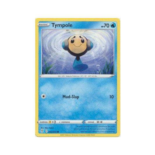 Tympole 42/203 in Portuguese Evolving Skies Pokémon TCG