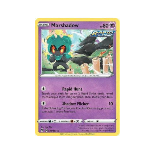 Marshadow 80/203 in Portuguese Evolving Skies Pokémon TCG