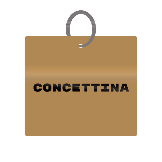 Keychain Engraved with Concettina MDF 4cm x 4cm x 3mm