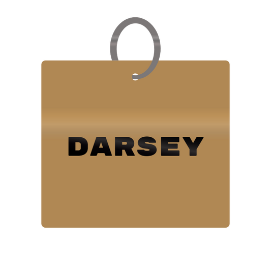 Keychain Engraved with Darsey MDF 4cm x 4cm x 3mm