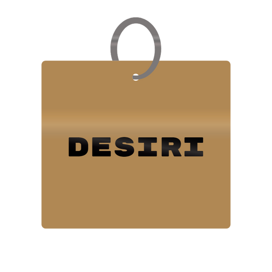 Keychain Engraved with Desiri MDF 4cm x 4cm x 3mm