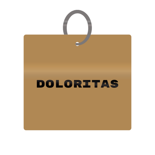 Keychain Engraved with Doloritas MDF 4cm x 4cm x 3mm