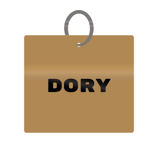 Keychain Engraved with Dory MDF 4cm x 4cm x 3mm