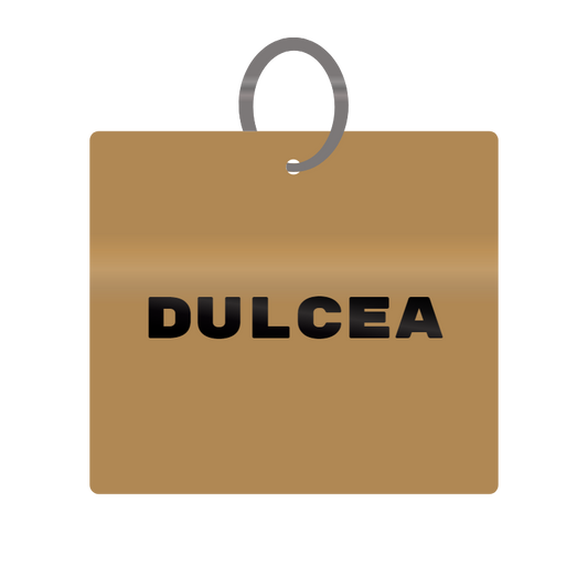 Keychain Engraved with Dulcea MDF 4cm x 4cm x 3mm