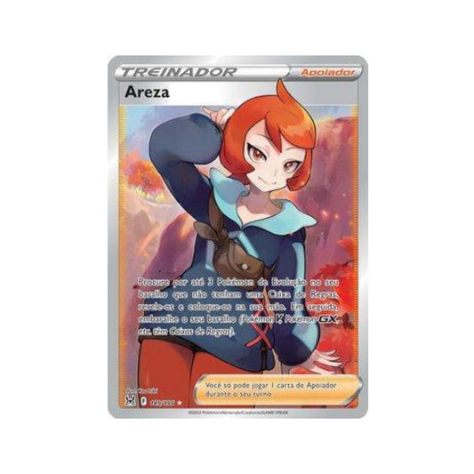 Arezu 189/196 in Portuguese Lost Origin Pokémon TCG