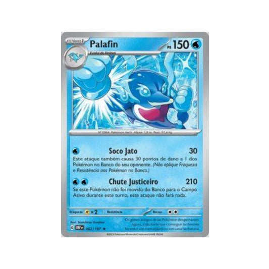 Palafin 062/197 in Portuguese Obsidian Flames Pokémon TCG