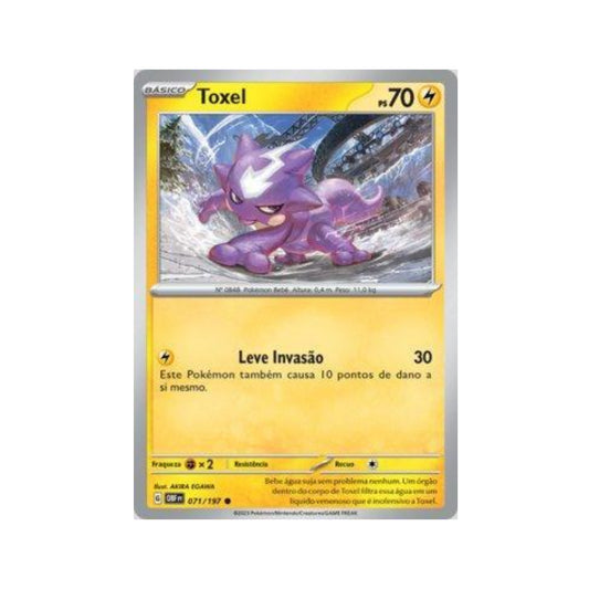 Toxel 071/197 in Portuguese Obsidian Flames Pokémon TCG