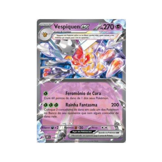 Vespiquen ex 096/197 in Portuguese Obsidian Flames Pokémon TCG