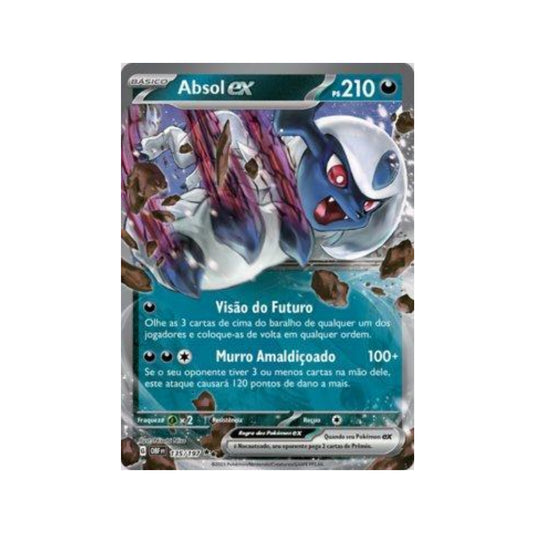 Absol ex 135/197 in Portuguese Obsidian Flames Pokémon TCG