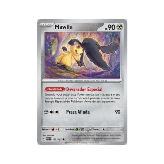 Mawile 143/197 in Portuguese Obsidian Flames Pokémon TCG