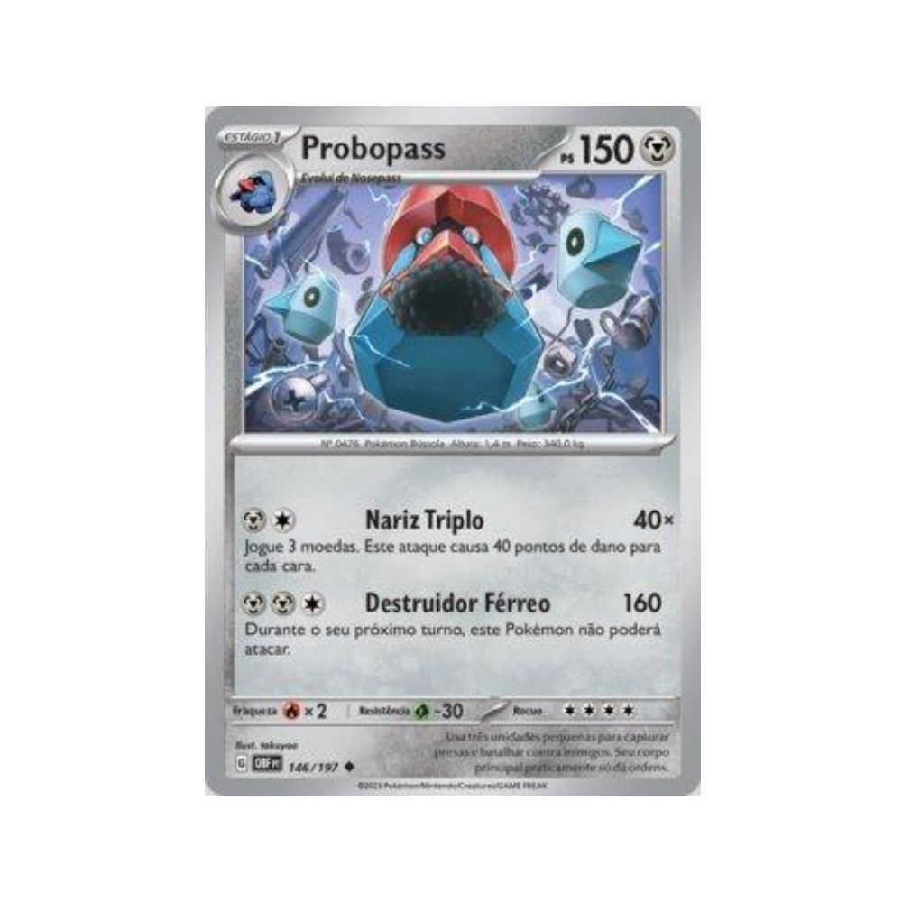 Probopass 146/197 in Portuguese Obsidian Flames Pokémon TCG