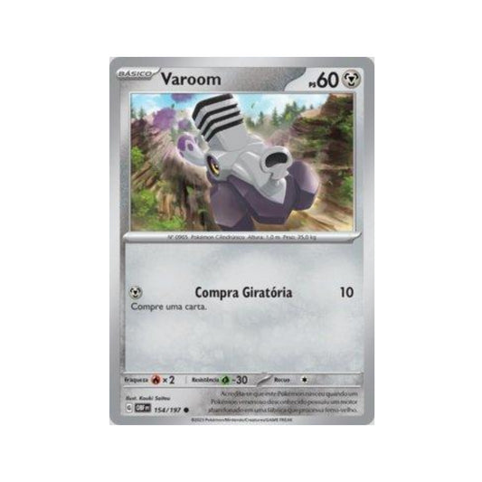 Varoom 154/197 in Portuguese Obsidian Flames Pokémon TCG