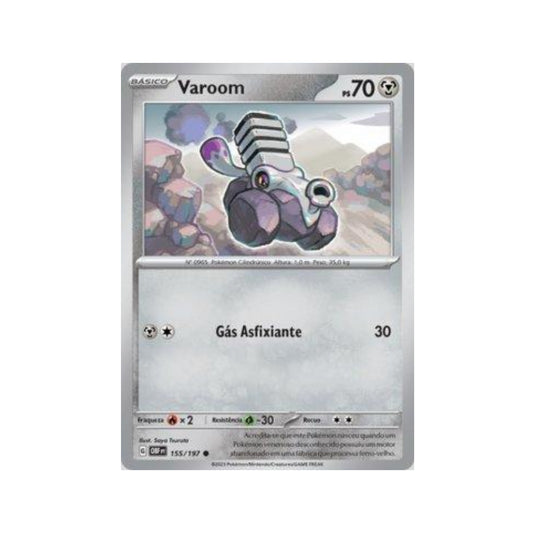 Varoom 155/197 in Portuguese Obsidian Flames Pokémon TCG