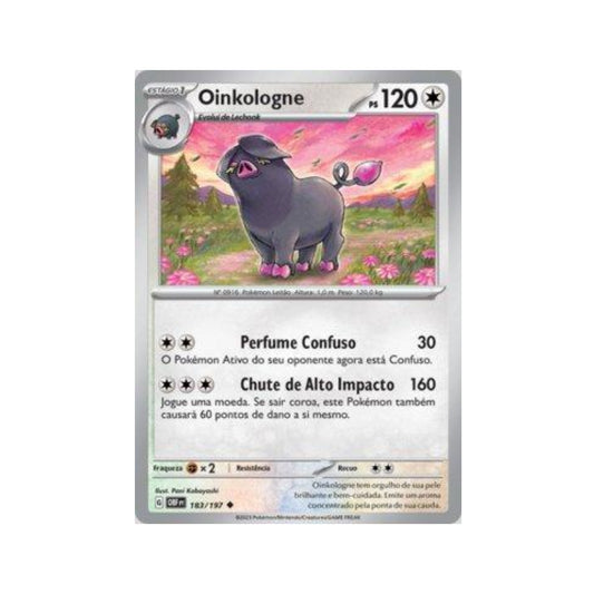 Oinkologne 183/197 in Portuguese Obsidian Flames Pokémon TCG