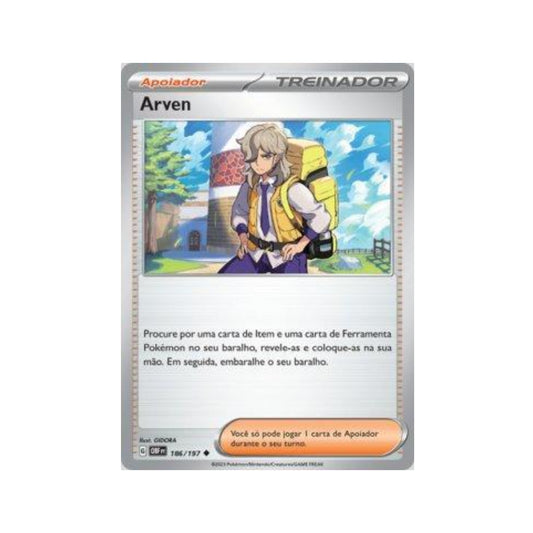 Arven 186/197 in Portuguese Obsidian Flames Pokémon TCG