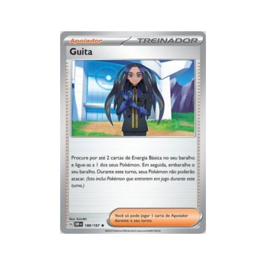 Geeta 188/197 in Portuguese Obsidian Flames Pokémon TCG