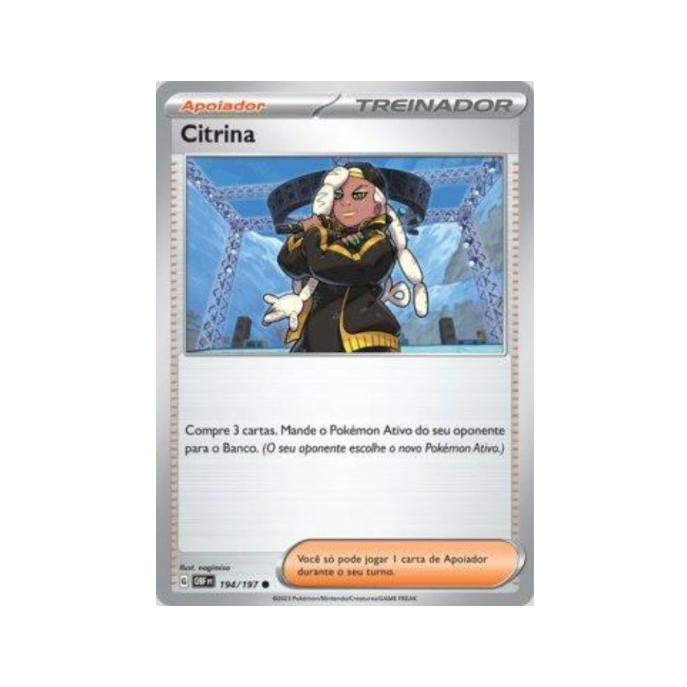 Ryme 194/197 in Portuguese Obsidian Flames Pokémon TCG