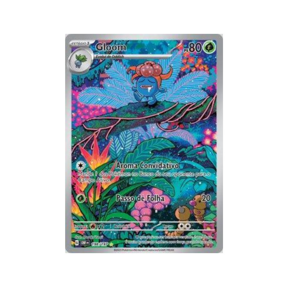 Gloom 198/197 in Portuguese Obsidian Flames Pokémon TCG