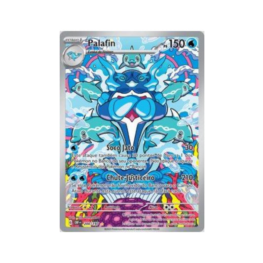 Palafin 200/197 in Portuguese Obsidian Flames Pokémon TCG