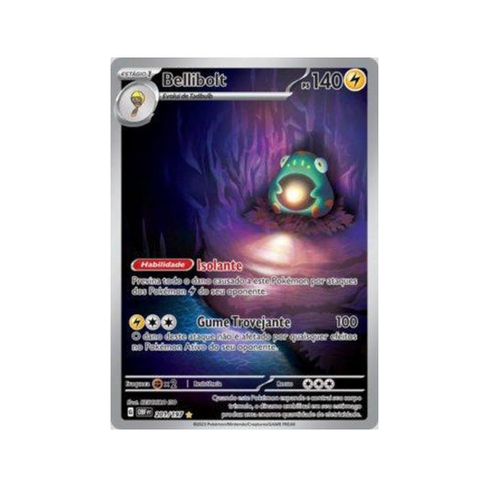 Bellibolt 201/197 in Portuguese Obsidian Flames Pokémon TCG