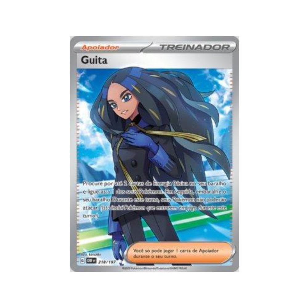 Geeta 218/197 in Portuguese Obsidian Flames Pokémon TCG