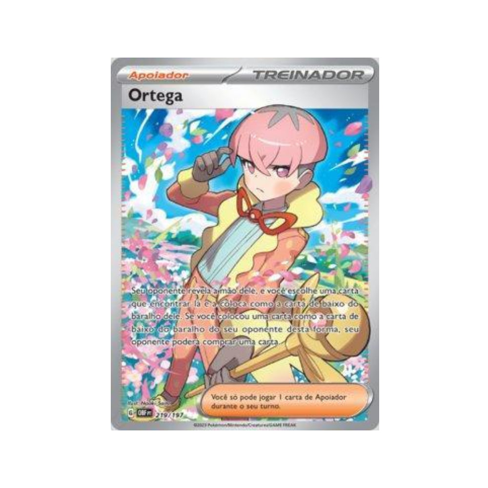 Ortega 219/197 in Portuguese Obsidian Flames Pokémon TCG