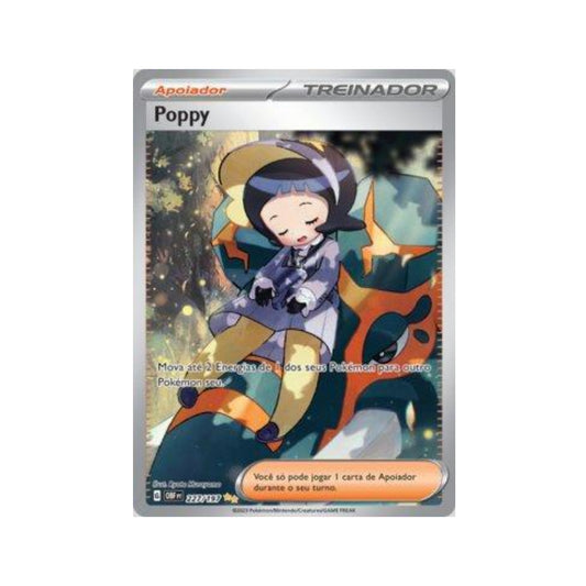 Poppy 227/197 in Portuguese Obsidian Flames Pokémon TCG