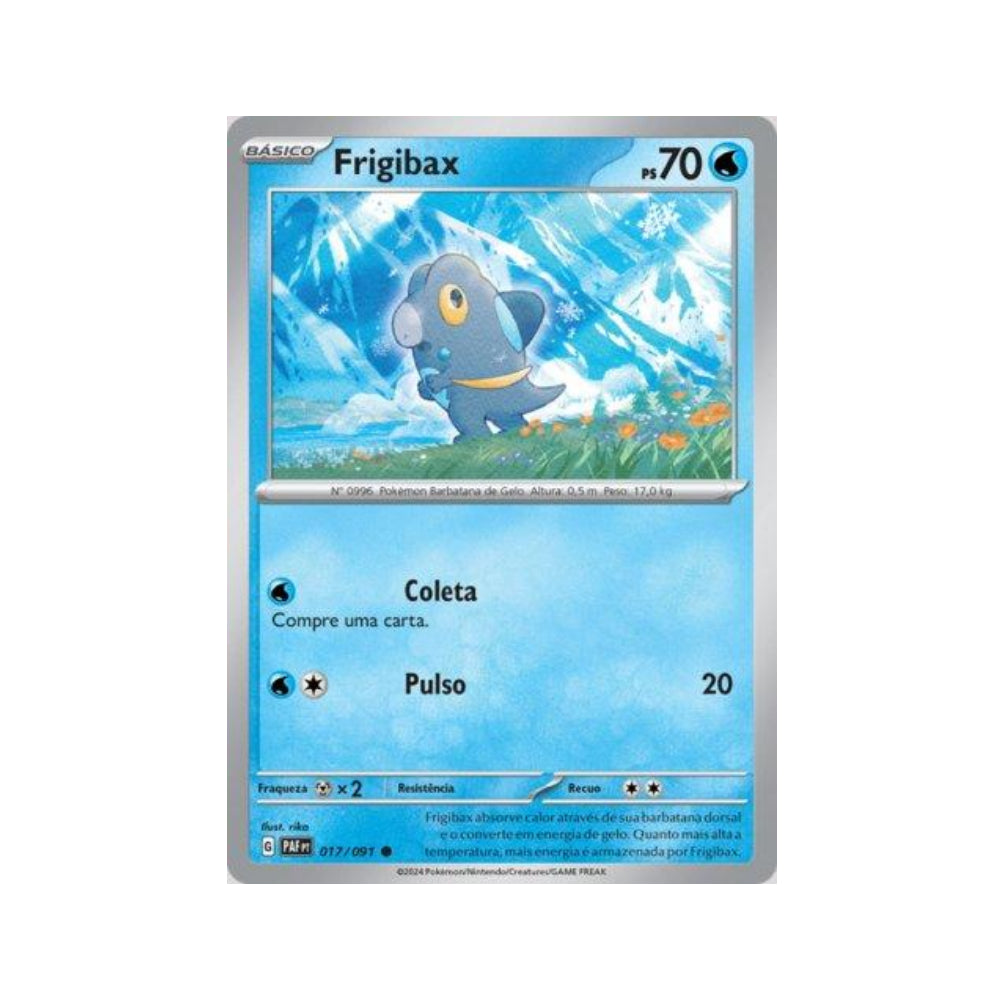 Frigibax 017/091 in Portuguese Paldean Fates Pokémon TCG