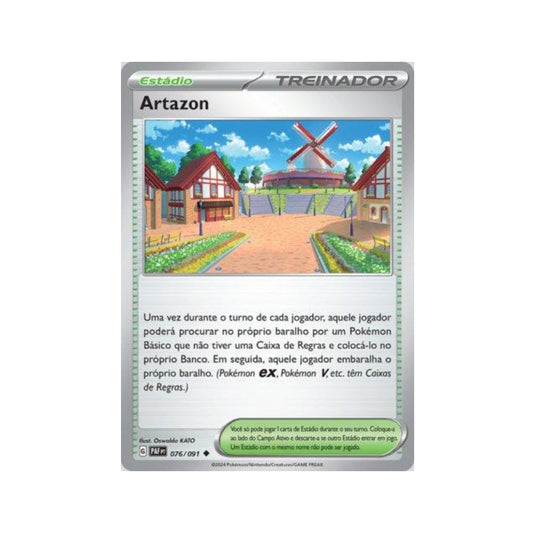 Artazon 076/091 in Portuguese Paldean Fates Pokémon TCG