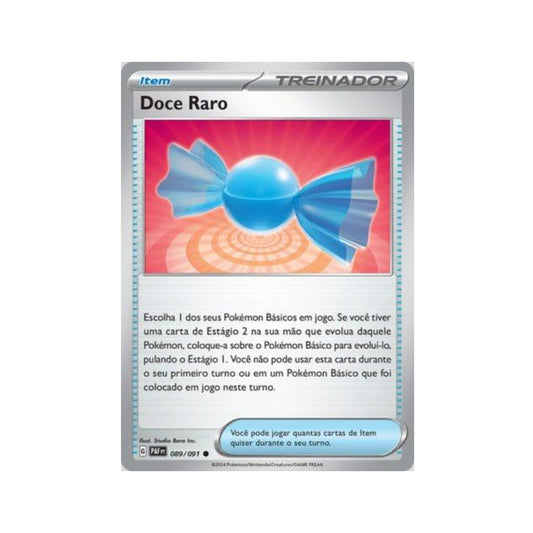 Rare Candy 089/091 in Portuguese Paldean Fates Pokémon TCG