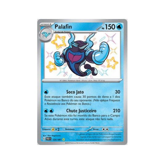 Palafin 124/091 in Portuguese Paldean Fates Pokémon TCG