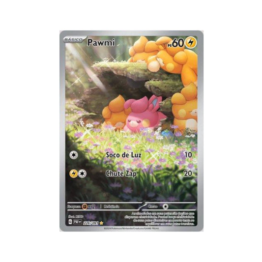 Pawmi 226/091 in Portuguese Paldean Fates Pokémon TCG