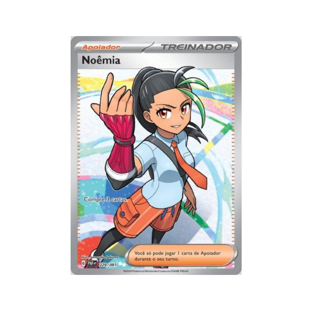 Nemona 229/091 in Portuguese Paldean Fates Pokémon TCG