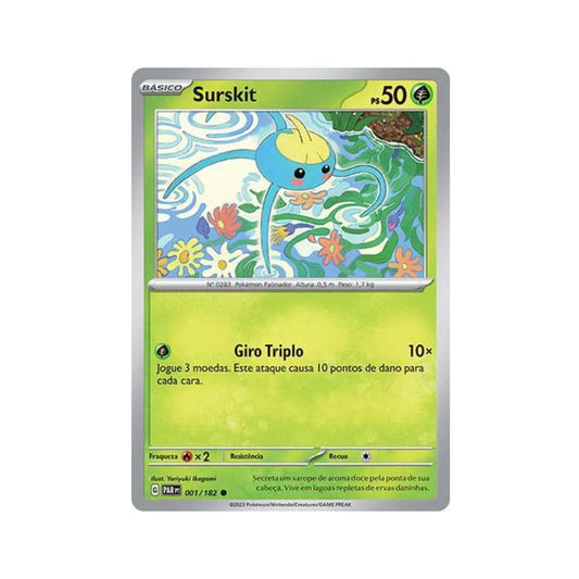 Surskit 001/182 in Portuguese Paradox Rift Pokémon TCG