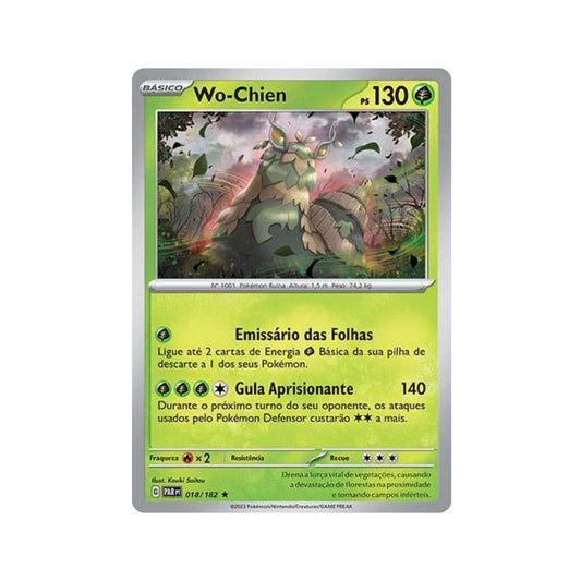 Wo-Chien 018/182 in Portuguese Paradox Rift Pokémon TCG