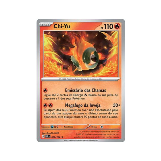 Chi-Yu 029/182 in Portuguese Paradox Rift Pokémon TCG