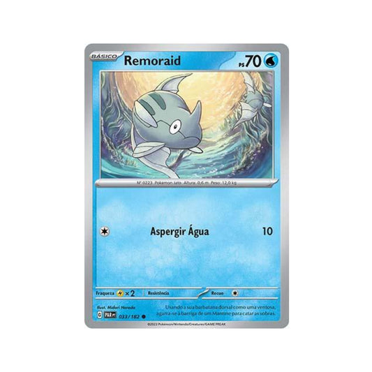 Remoraid 033/182 in Portuguese Paradox Rift Pokémon TCG