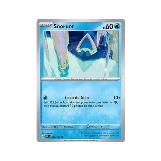 Snorunt 037/182 in Portuguese Paradox Rift Pokémon TCG