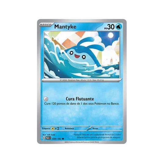 Mantyke 039/182 in Portuguese Paradox Rift Pokémon TCG