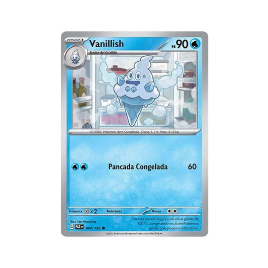 Vanillish 044/182 in Portuguese Paradox Rift Pokémon TCG