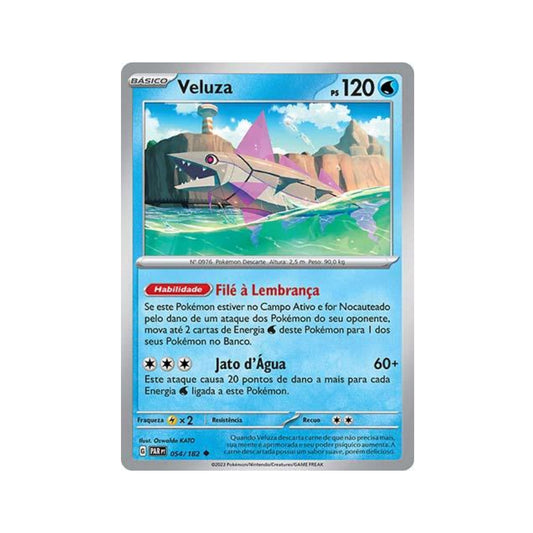 Veluza 054/182 in Portuguese Paradox Rift Pokémon TCG