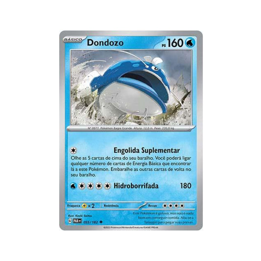 Dondozo 055/182 in Portuguese Paradox Rift Pokémon TCG