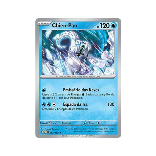 Chien-Pao 057/182 in Portuguese Paradox Rift Pokémon TCG