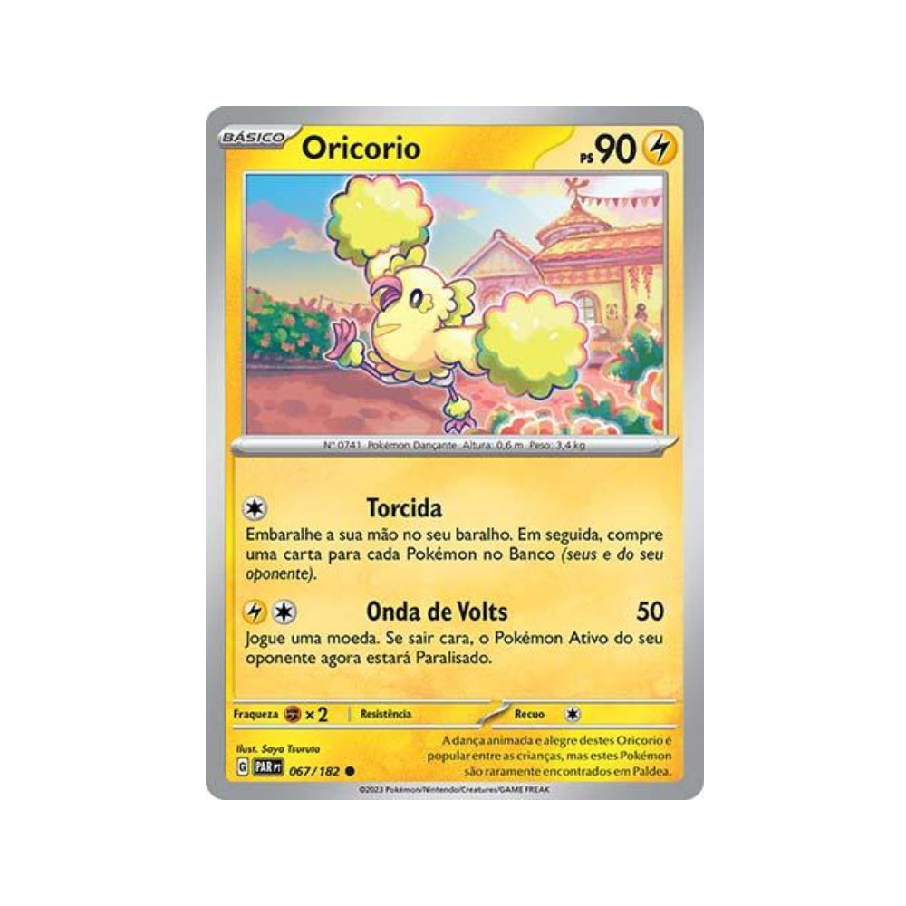 Oricorio 067/182 in Portuguese Paradox Rift Pokémon TCG