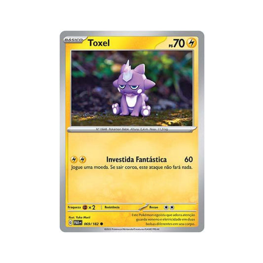 Toxel 069/182 in Portuguese Paradox Rift Pokémon TCG