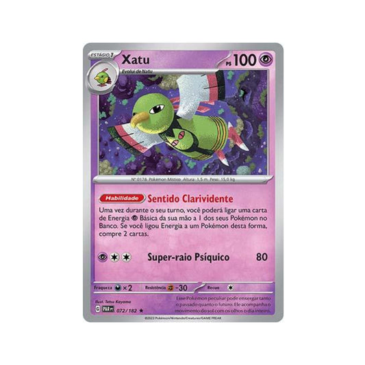 Xatu 072/182 in Portuguese Paradox Rift Pokémon TCG