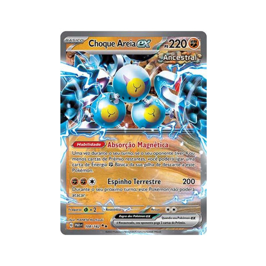 Sandy Shocks ex 108/182 in Portuguese Paradox Rift Pokémon TCG