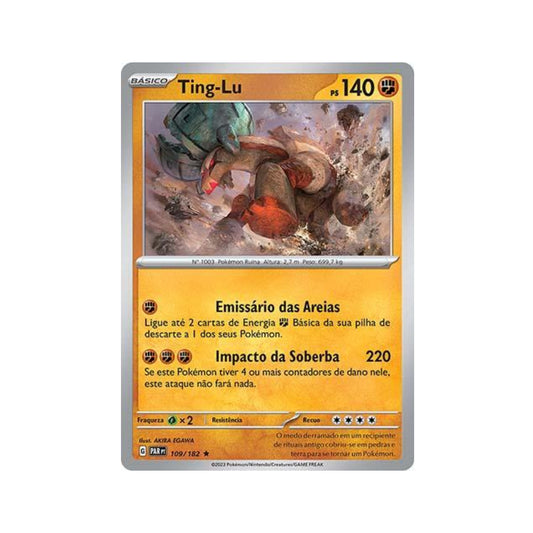 Ting-Lu 109/182 in Portuguese Paradox Rift Pokémon TCG