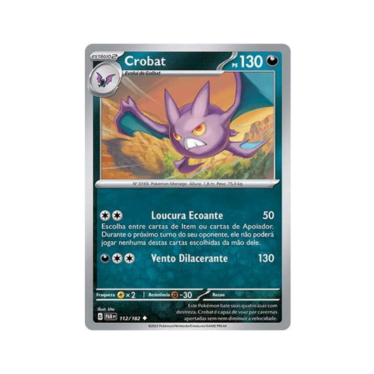 Crobat 112/182 in Portuguese Paradox Rift Pokémon TCG